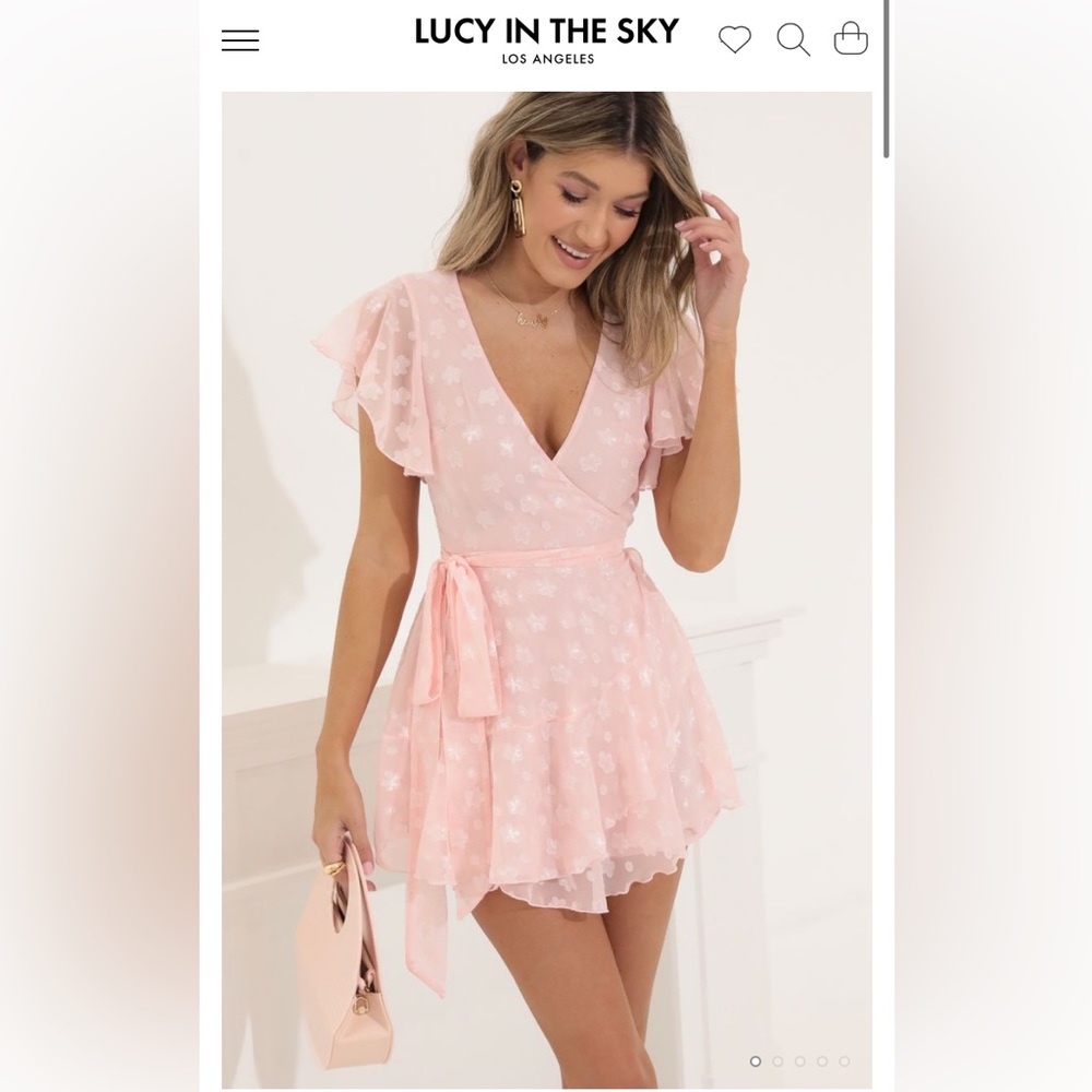 NWOT Eliza Floral Pink Dress